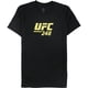 thumbnail image 4 of Camiseta con gráfico de dos peleas de título de UFC No. 248 para hombre, negro, grande, 4 of 5