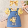 thumbnail image 2 of Gerichy Girls Summer Outfits, Toddler Girl Clothes Ruffle Floral Embroidery Shirt And Shorts Set, 2 of 7