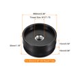 thumbnail image 2 of Unique Bargains 2Pcs Round Black Tube Inserts with M12 Thread, for 60mm/2.36' OD Round Tube, 2 of 6