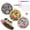 Hummingbird Flower, variant on NEONWE 4 Pack Bee Embroidery Kit for Beginners Adult Cross Stitch Kits Hand Embroidery with Flowers Animal Patterns,DIY Sets for Women with Hoop,Threads and Needles