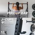thumbnail image 4 of Synergee 2200 Série Support Mural 79 Pouces par 24” pour Squats avec Bonnets en J et Barre de Traction Réglable. Support d'Exercice avec Capacité de 750 Lb. Cage Motorisée., 4 of 6