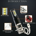 thumbnail image 3 of jinwen 2Pcs LED Bulbs High Power Daytime Running Lights Anti Fog Lamp Bulb Indicators, 3 of 9