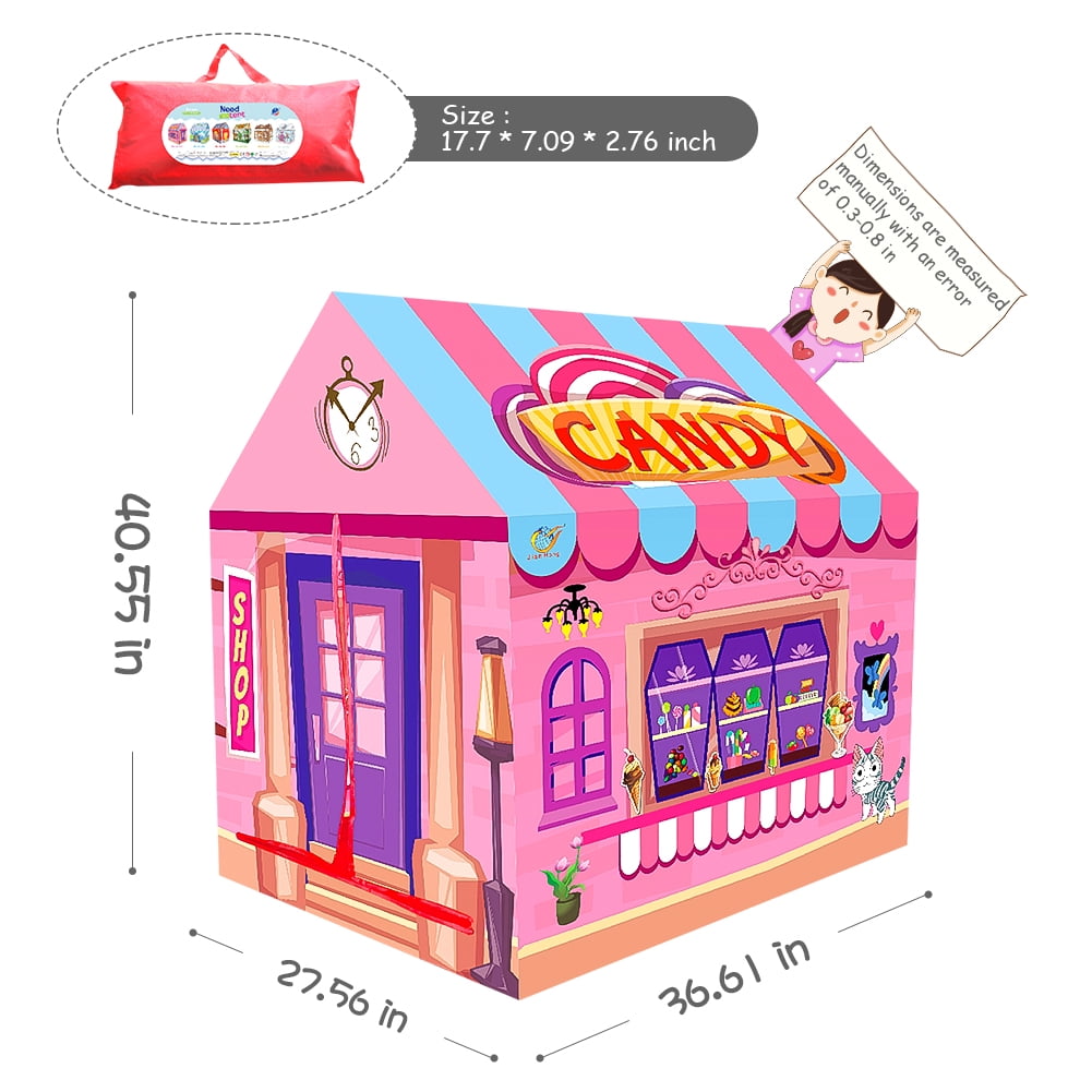 Kepooman Play Tent for Kids, Indoor Playhouse Tents with Lifelike House Design, Birthday and Christmas Toy Gift for 3, 4, 5 and 6 Year Old Children Kepooman Play Tent for Kids, Indoor Playhouse Tents with Lifelike House Design, Birthday and Christmas Toy Gift for 3, 4, 5 and 6 Year Old Children