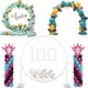 thumbnail image 1 of Round Balloon Arch Stand Kit Adjustable Half Arch Large Round Backdrop Frame for Birthday Wedding Baby Shower Party, 1 of 4