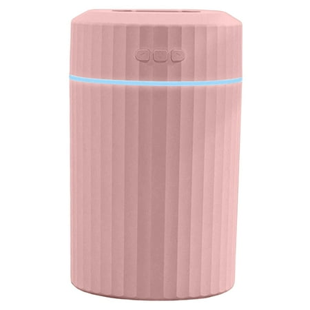 

Portable Double Nozzles Humidifier 2L Auto Shut Off USB for Bedroom SPA Kitchen Babies Nursery Large Room Pink