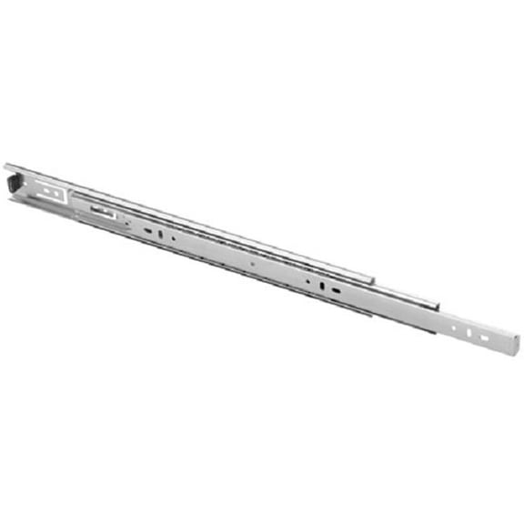 Fulterer  24 in. Full-Extension Ballbearing Drawerslide, Zinc - 100 lbs