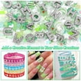 thumbnail image 3 of MEC 330 Pcs Green Junk Phone Case Charms 26 Pcs A-Z Rhinestone Alphabet Letter Charms, Mix Flower Bow Heart Pearls Flatback Resin Charms Letter Junk Cases Kit for DIY Crafts, 3 of 14