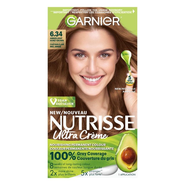 Garnier Nutrisse Ultra Crème, Coloration Permanente, Longue-Durée, 1 unité