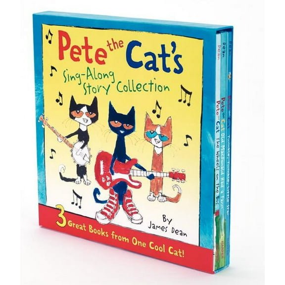 Pete the Cat Pete the Cat's Sing-Along Story Collection: 3 Great Books from One Cool Cat, (Hardcover)