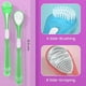 thumbnail image 2 of Pack Tongue Scraper and Tongue Cleaner for Adults - Soft Double Sided Tongue, 2 of 5