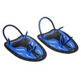 thumbnail image 3 of WHALE Swimming Diving Hand Fins Paddles Webbed Training Fin Scuba Equipment (Blue S), 3 of 8
