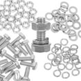 thumbnail image 2 of Shisuyan Nuts Bolts And Washers Sets Silver 20Pcs 0.79In Thread Length 16Mm, 2 of 8