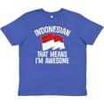thumbnail image 3 of Inktastic Indonesian Gift Indonesia Flag Youth T-Shirt, 3 of 5