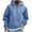 Blue, variant on LYXSSBYX Mens Shirts Long Sleeve Men Casual Fashion Round Neck with Pocket Pullover Long Sleeve Tops Sweatshirt