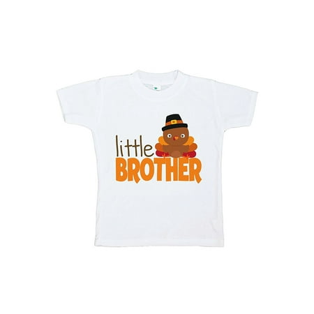 

Custom Party Shop Baby Boy s Little Brother Thanksgiving Tshirt - 2T