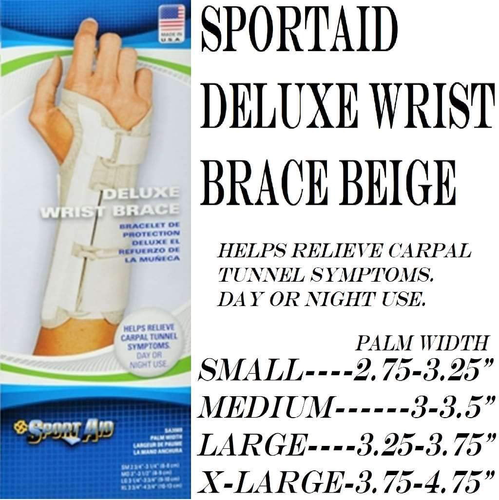 Wrist Support Deluxe Unique Design for Extra Comfort Comfort Aid Washable 