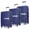 Navy Blue, variant on EBQOSK 3PCS 20/24/28" Hardshell Suitcase Double Spinner Wheels PP Luggage Sets Lightweight Durable Suitcase with TSA Lock Purplish Blue