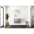 thumbnail image 4 of 24 in. wide dark grey single bath vanity | A good choice for bathrooms needing a stylish and practical solution, with soft - close function | Features a scratch - resistant marble top and an 18 in., 4 of 5