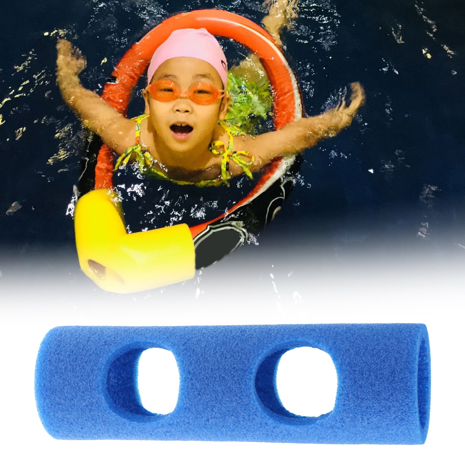 DGROEE 2PCS Pool Noodle Holed Connector for Swimming Pool Noodles, Pool Noodle Holed Connector