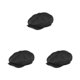 thumbnail image 2 of Gorra de poliéster Qarigey para hombre estilo británico color sólido Negro, 2 of 6