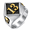 Gold, variant on Men’s Number 13 Skull Signet Ring, Stainless Steel Gothic Statement Ring with Square Face Design and Side Skull Detail, Wide Band Style for Daily Wear, US Sizes 7-15 and Gift for Him