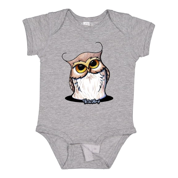 Inktastic KiniArt Owl Boys or Girls Baby Bodysuit