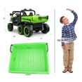 thumbnail image 4 of TCARAIWEN 24V 2-Seater Ride On Dump Truck,Ride on Car Truck,Ride on UTV W/,Ride on Toys W/ Dump Bed/Shovel, LED Light, Music, Remote Control,6 Wheels 4WD Ride On Toys for Boys Girls (Ages 3+)Green, 4 of 7
