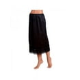 thumbnail image 2 of MarinaVida Women's Elastic Waist Slip Ladies Lace Long Skirt Underskirt Petticoat Extender, 2 of 3
