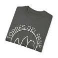 thumbnail image 3 of Torres Del Pane Chile Illustration Gift Retro Outdoors Graphic Saying Men Women Unisex Garment-Dyed T-shirt, 3 of 4