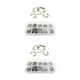 thumbnail image 1 of Sidaley Anillos de retención de 580 Uds., práctico anillo de seguridad externo, anillo de presión ligero, abrazadera tipo E, Kits surtidos, lavadora Astilla 2piezas, 1 of 5