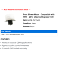 thumbnail image 2 of Front Blower Motor - Compatible with 1996 - 2013 Chevy Express 1500 1997 1998 1999 2000 2001 2002 2003 2004 2005 2006 2007 2008 2009 2010 2011 2012, 2 of 2