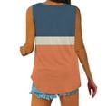 thumbnail image 7 of aidice Women's Cotton Tank Tops Sleeveless V Neck Tops Loose Comfy Summer Casual Daily Tanks Color Blocked, 7 of 7