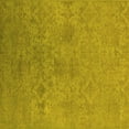 thumbnail image 1 of Ahgly Company Indoor Square Persian Yellow Bohemian Area Rugs, 4' Square, 1 of 4