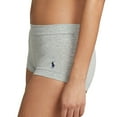 thumbnail image 2 of Polo Ralph Lauren Womens Mid Rise Girls  Shorts - 4P2038 (Heather Grey, XS), 2 of 4