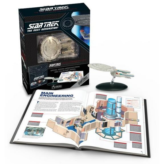 Eaglemoss Star Trek Illustrated Collectible Ship USS Enterprise NCC-1701-D