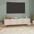 thumbnail image 2 of Pemberly Row Transitional 70" Alder White MDF/PVC/Metal TV Stand, 2 of 7