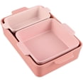 thumbnail image 1 of Juego de Utensilios para Hornear Best Choice Products 3 Piezas Cerámicas Antiadherentes Rosadas, 1 of 8