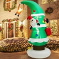 thumbnail image 3 of Gymax 8FT Christmas Inflatable Tree & Santa Claus Yard Decor w/ Air Blower & LED Lights, 3 of 10