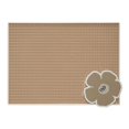 thumbnail image 2 of TidBay Kitchen Countertop Drying Mat Flower Waterproof PVC Anti-slip Rectangle Dish Bowl Plate Dinnerware Placemat Coffer Maker Pad Cup Coaster, 2 of 8
