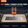 thumbnail image 2 of VEVOR CNC Router Machine, 300W, 3 Axis GRBL Control Wood Engraving Carving Milling Machine Kit, 15.75 x 15.75 x 2.36 in / 400 x 400 x 60&nbsp;mm Working Area 1200 RPM for Wood Acrylic MDF PVC Plastic, 2 of 9