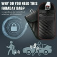 thumbnail image 5 of AQGT 2 Pack Faraday Bag Key Fob Protector RFID Signal Blocking Key Bag Anti-theft Car Key Case Carbon Fiber Multi-Functional Compatibility Faraday Cage Protector, 5 of 8