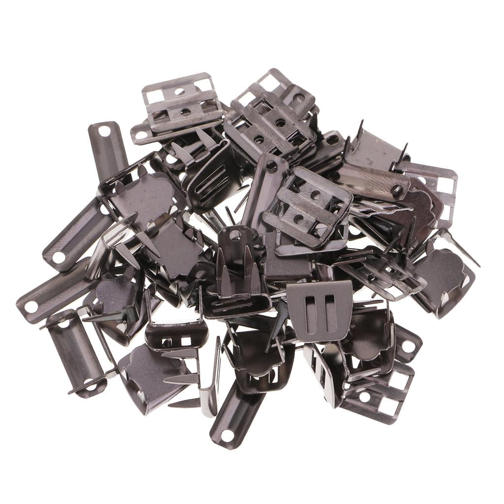 20 Sets 4 Parts Copper Made Trouser Skirt NoSew Hook and Eye Closure