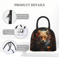 thumbnail image 4 of Fotbe Floral Fox Bolsa de Almuerzo con Estampado, Lonchera Aislada, Contenedor de Comida Reutilizable Tipo Cooler a Prueba de Fugas, 4 of 6