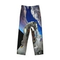 thumbnail image 4 of Balery Men'S Astronaut In Outer Space Pants,Sleepwear Pants,Pajama Pants,Pj Bottoms Drawstring And Pockets-Small, 4 of 9
