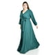thumbnail image 2 of Vestido elegante de manga larga Roman Fashion /Tallas Extras, 2009 (Verde botella) verde oscuro 38, 2 of 6