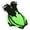 Green, variant on Promate Wave snorkel fins, Green,MLXL
