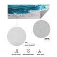 thumbnail image 6 of Watercolor Beach Wave Front Door Mat Abstract Blue Ocean Welcome Doormat Indoor Outdoor Entrance Floor Mat Non-Slip Washable Runner Rug for Front Porch Decor 20x63 Inch, 6 of 6