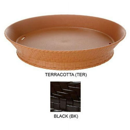 GET Enterprises - RB-880-BK - 10 3/8 in Round Black Plastic Food Basket