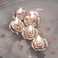 thumbnail image 2 of Efavormart Set of 12 Rose Gold Mini Floating Rose Candle Ideal for Aromatherapy Weddings Party Favors Home Decoration Supplies, 2 of 10
