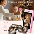 thumbnail image 4 of Teléfono de juguete para niños PTHTECHUS para niños y niñas con pantalla táctil de 3.8 pulgadas, 4 of 8